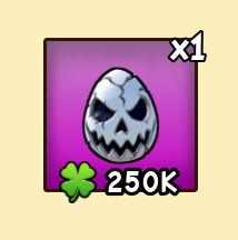 Skull Egg in the Ride A Pet community reference catalogue